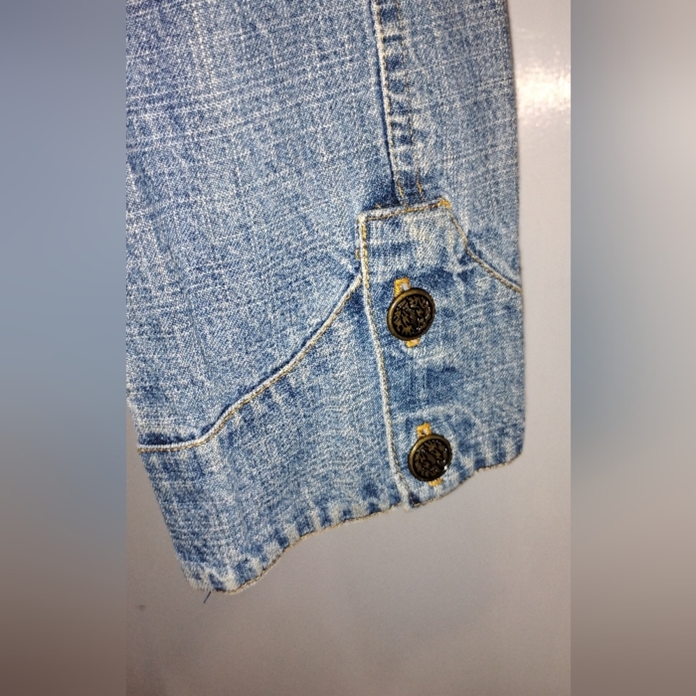 RETRO DESERT SCENE DENIM JACKET - Picture 6 of 11